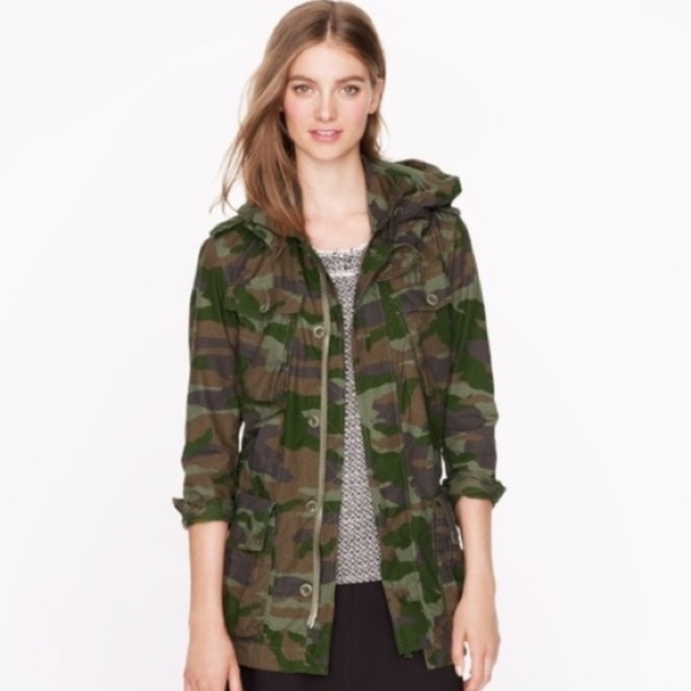 J. Crew Camo Jacket